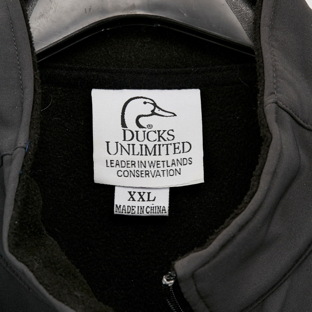 Ducks Unlimited Mens Softshell Vest Full Zip Logo Lined Outerwear XXL (READ) - Picture 2 of 12